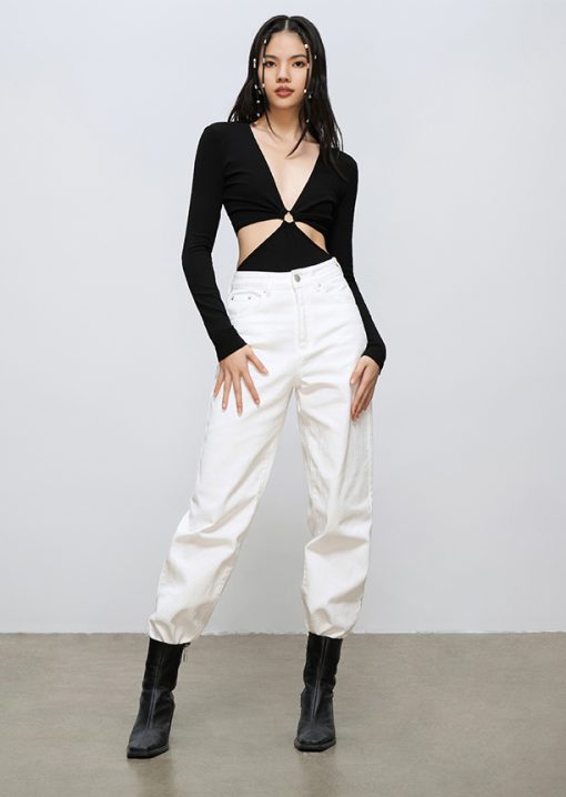 Alternative view of INSTOCK | Kaylee bodysuit - black