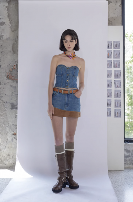 Alternative view of IN STOCK | Echo Denim 2-Piece set