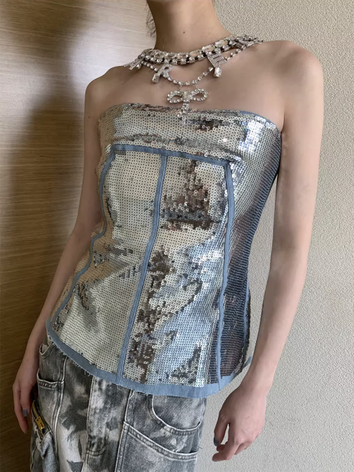 IN STOCK | Sequin bustier