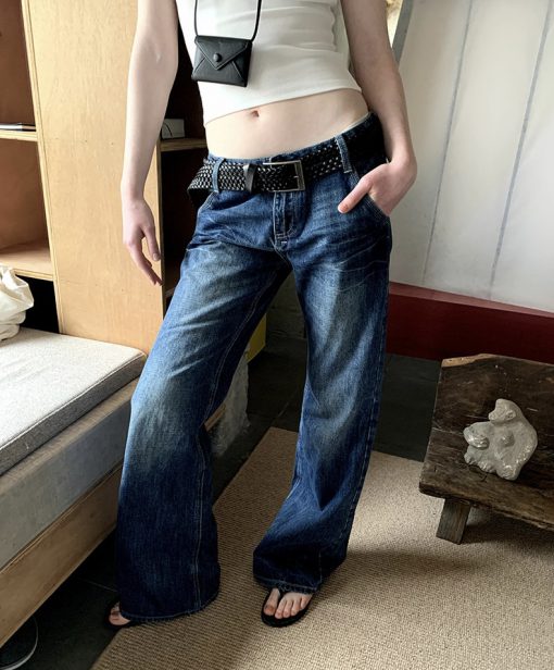 Alternative view of IN STOCK | Kari low-rise straight-leg jeans