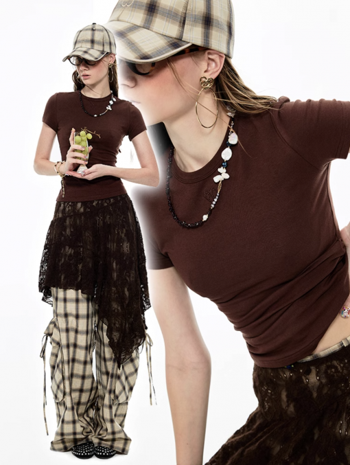 Alternative view of IN STOCK | Sutin Basic tee – 3colors