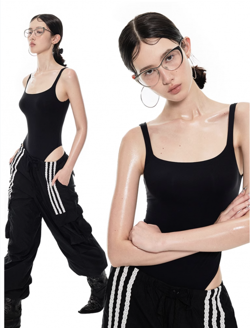 Alternative view of IN STOCK | SQUARE NECK BODYSUIT – 4COLORS