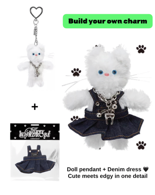 Alternative view of IN STOCK | Cat Best Friend Pendant Charm - 4styles