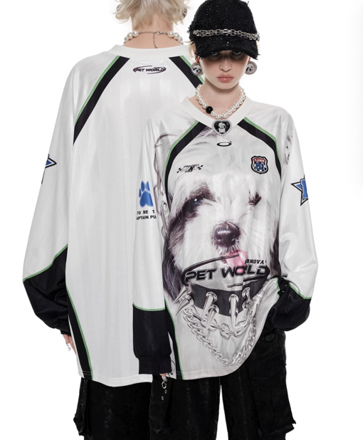 IN STOCK | GEIST WHITE PUPPY OVERSIZED T-SHIRT