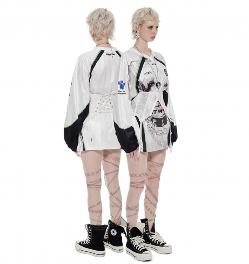 Alternative view of IN STOCK | GEIST WHITE PUPPY OVERSIZED T-SHIRT