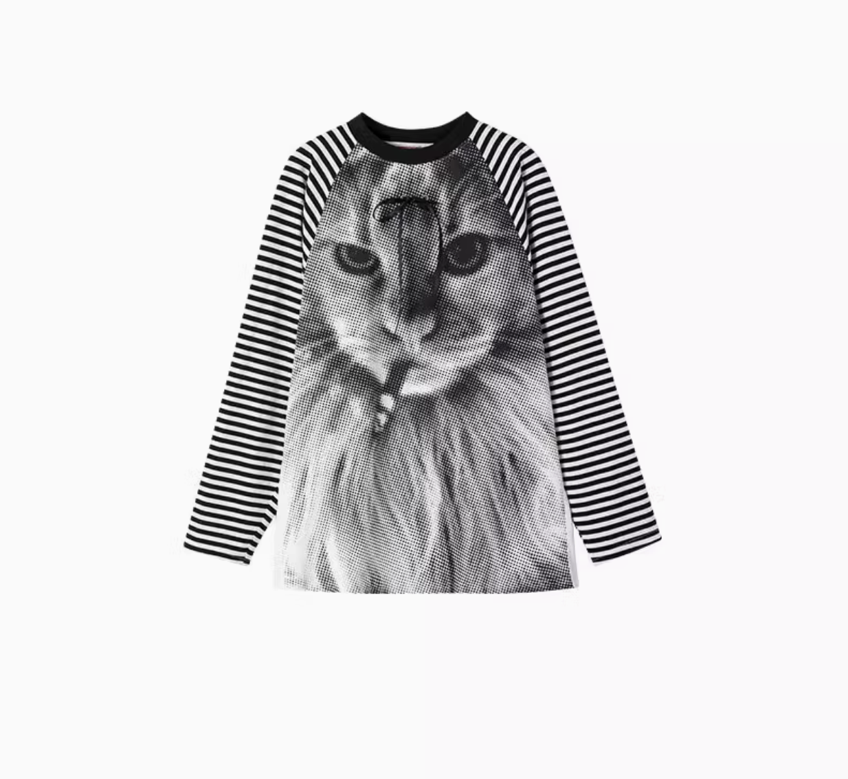 IN STOCK | SMOKING CAT PRINT T-SHIRT - Image 6