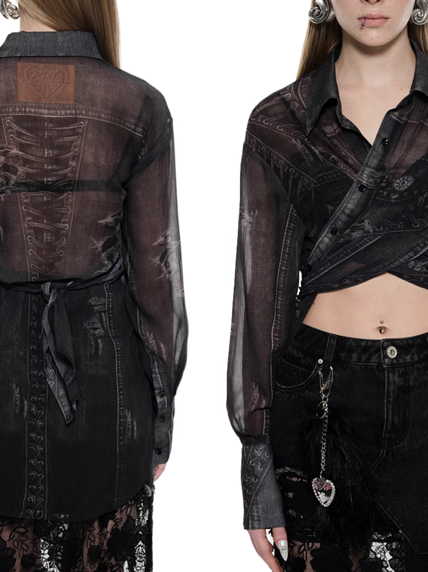 IN STOCK | TRINITY LONG SHIRT (CAN BE WORN 2 WAYS) – 2COLORS - Image 3