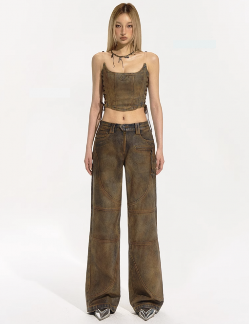 IN STOCK | VACA SAND BUSTIER TOP