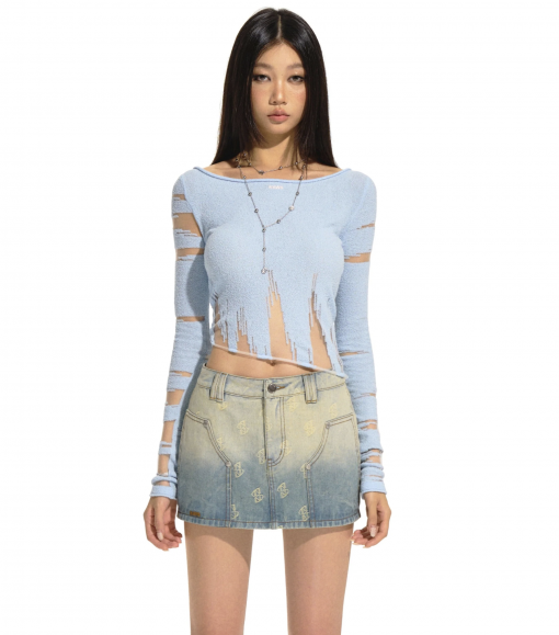 IN STOCK | BABY BLUE GEM TOP