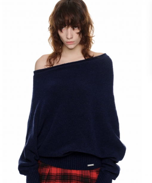 IN STOCK | HONEY OFF SHOULDER SWEATER -- 4COLORS