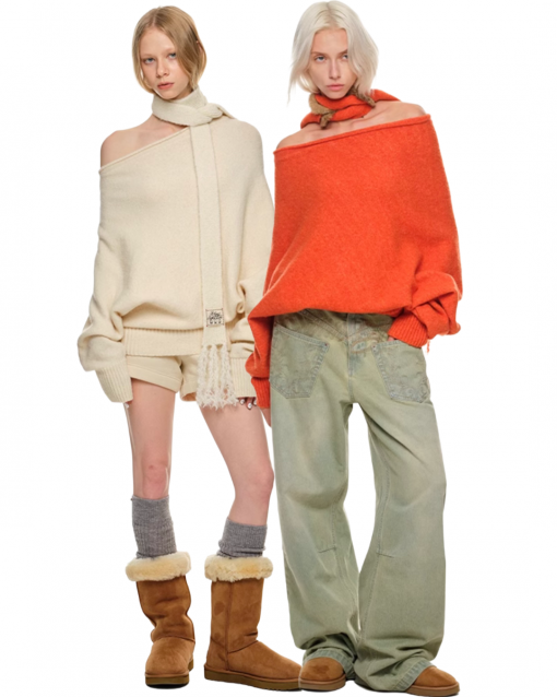 IN STOCK | HONEY OFF SHOULDER SWEATER – 4COLORS