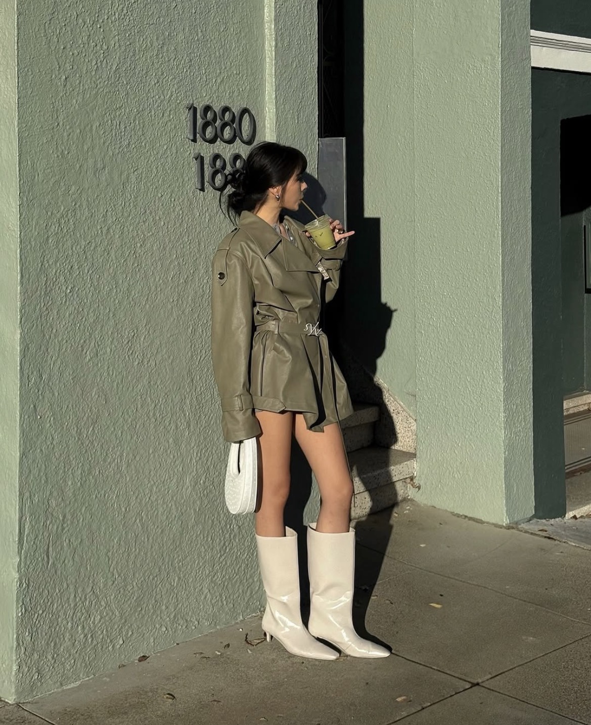 IN STOCK | ARMARIUM TRENCH COAT FAUX LEATHER - Image 2