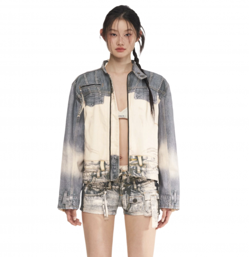 Alternative view of IN STOCK | RAMONA DENIM 2-piece set (Jacket+Short)