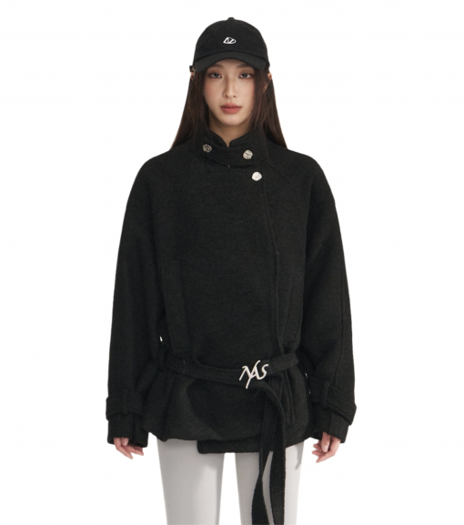 IN STOCK | CHLOE OVERSIZED SHORT COAT IN WOOL