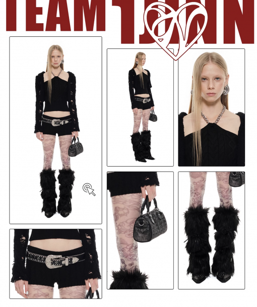 Alternative view of IN STOCK | FURRY BOOT COVERS – 2COLORS