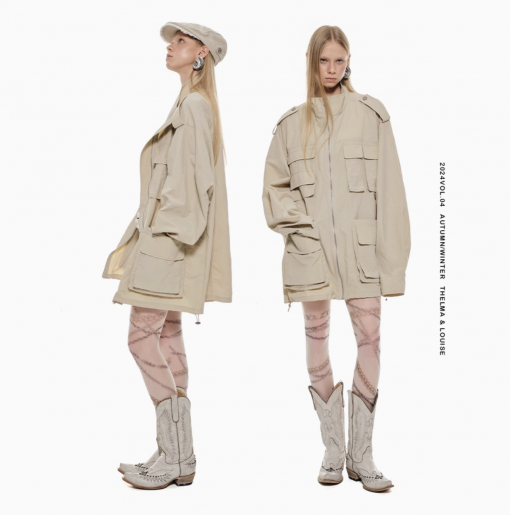 Alternative view of IN STOCK | ARMY MERANO CARGO JACKET - 2COLORS