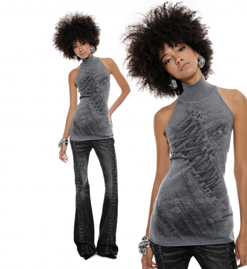 Alternative view of IN STOCK | WHITE MUNI TOP – 2COLORS