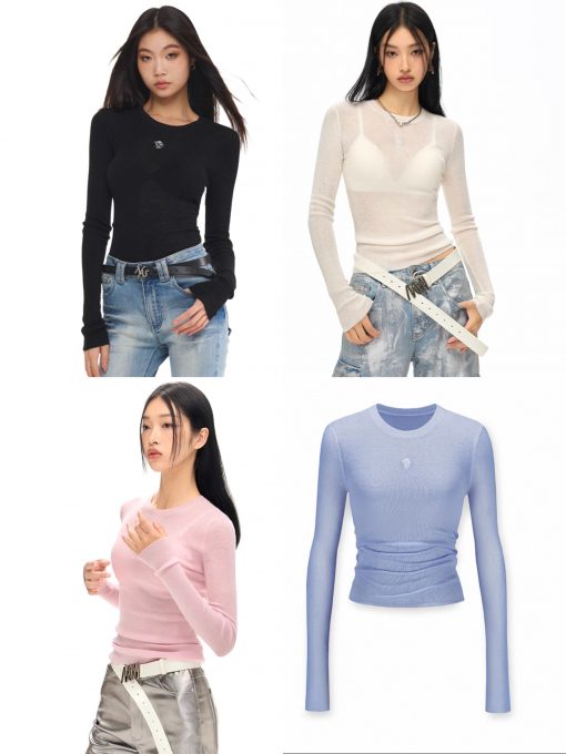 IN STOCK | M-ALINESA MERINO WOOL TOP - 2COLORS