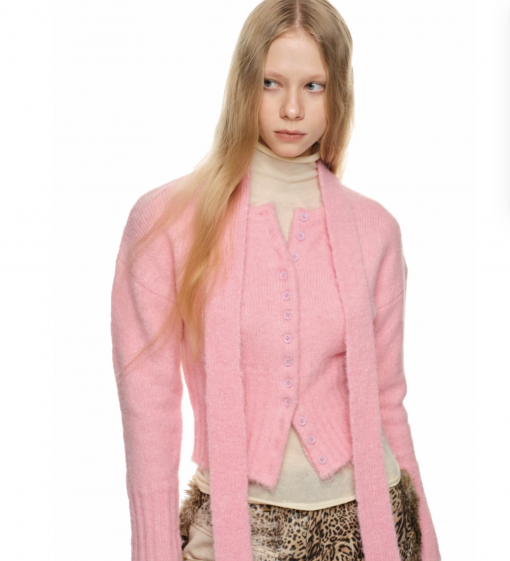 IN STOCK | PINK ACNE CARDIGAN – 3COLORS
