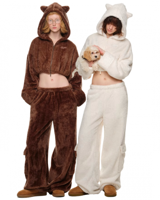 IN STOCK | BEAR IT ALL FAUX FUR 2-PIECE SET - 2COLORS