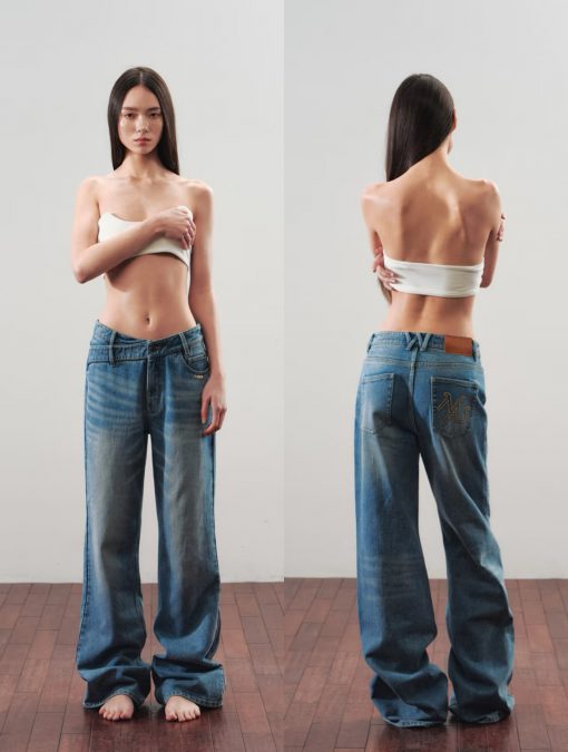 IN STOCK | SKY BLUE DENIM APC CUFFED JEAN - 4COLORS