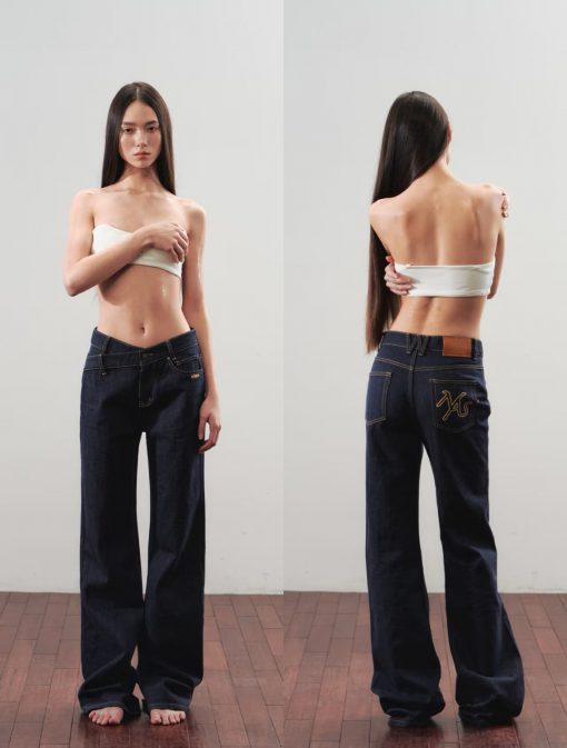 IN STOCK | NAVY DENIM APC CUFFED JEAN - 4COLORS