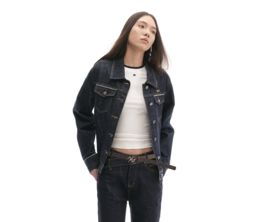 IN STOCK | NAVY DENIM APC JACKET - 2COLORS