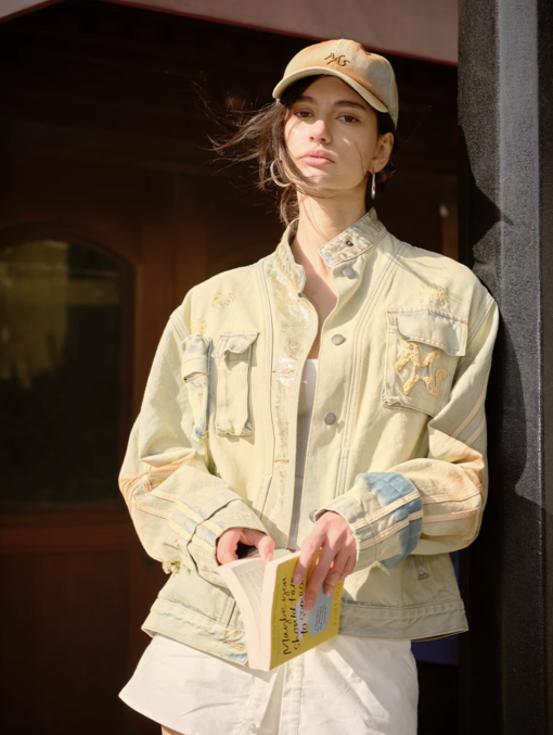 Alternative view of IN STOCK | PYTHON SILHOUETTE DENIM JACKET 💥PREMIUM LIMITED EDITION ITEM💥