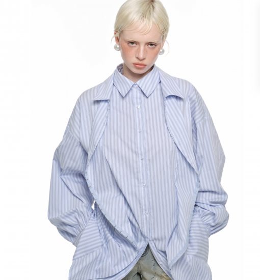 Alternative view of IN STOCK | MINLEE OVERSIZED SHIRT