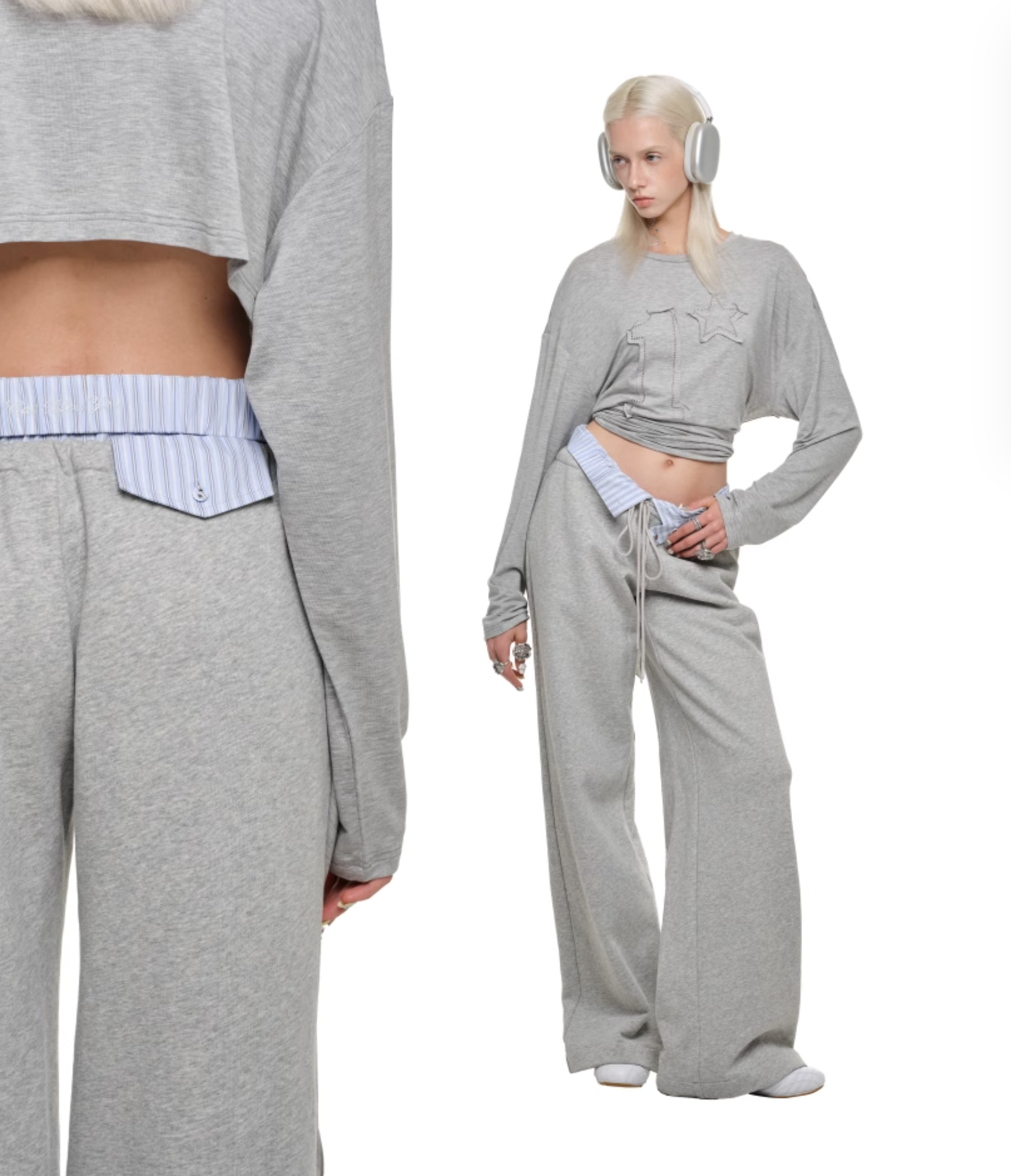 IN STOCK | LAUNDRY SWEATPANTS (CAN BE WORN 2 WAYS) - Image 3