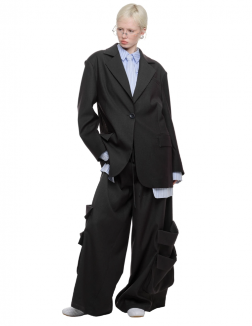 IN STOCK | JOSLIN BLAZER - DARK GRAY