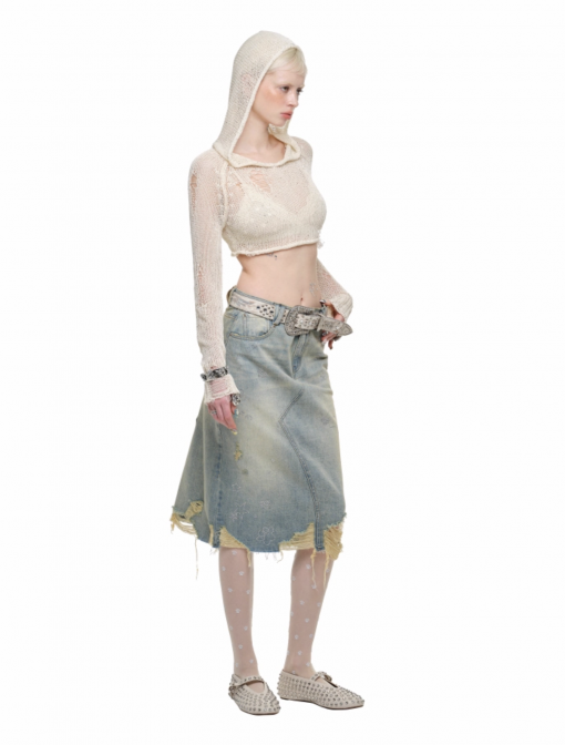 IN STOCK | JOVIE WASHED DENIM SKIRT