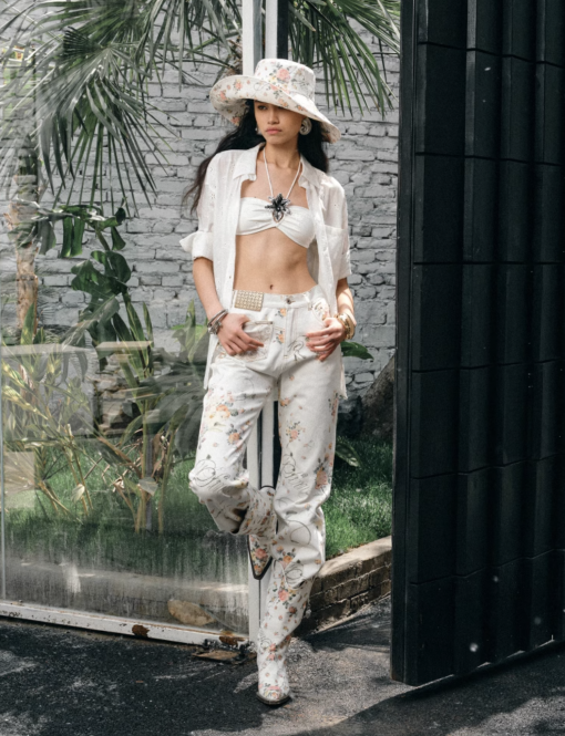 Alternative view of IN STOCK | BENEDICTE STRAIGHT-LEG HIGH WAIST JEANS