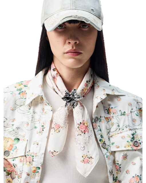 Alternative view of BENEDICTE SCARF (CAN BE USED AS A HEADSCARF OR SCARF)