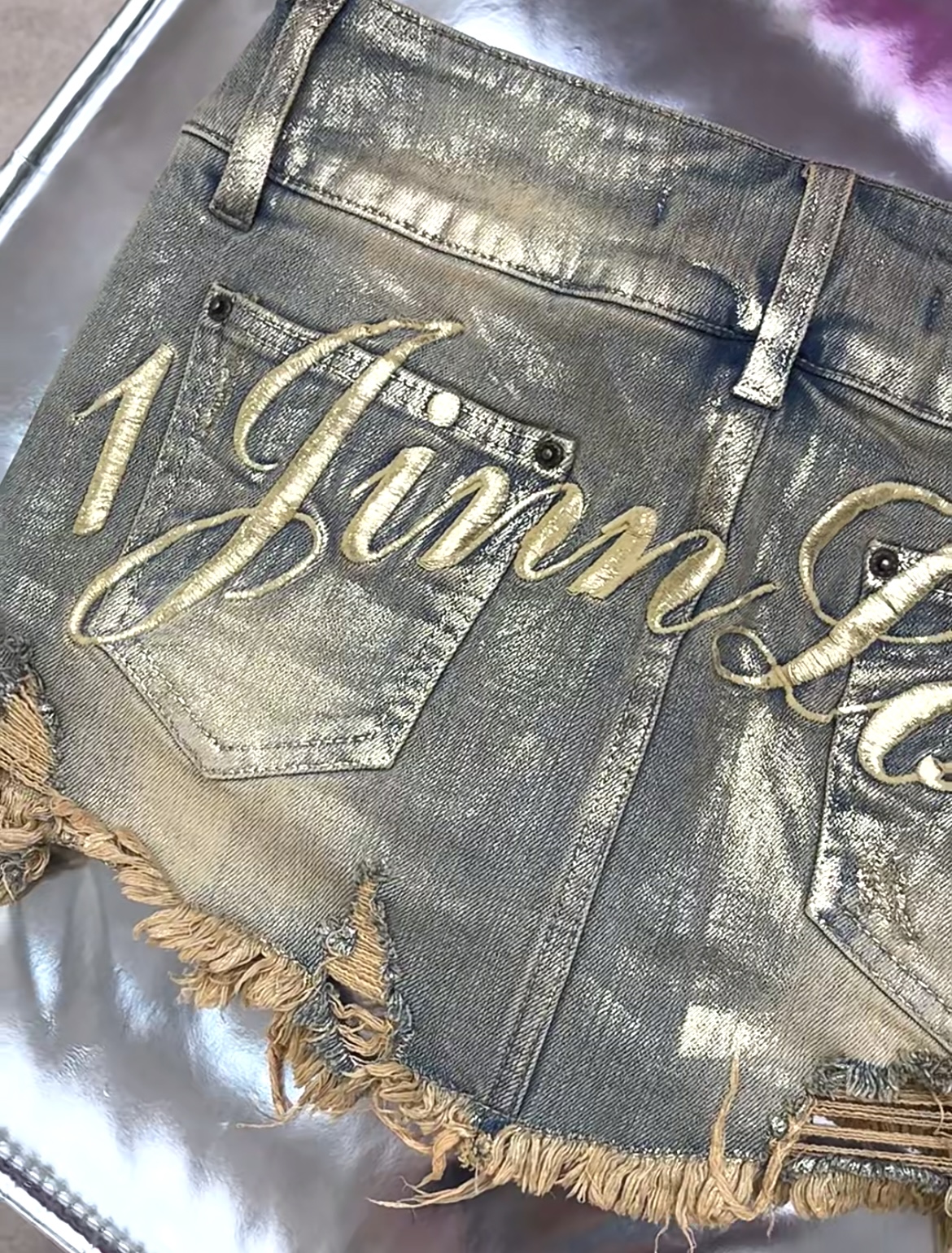 IN STOCK | LISA DENIM MINI SKORT - Image 6