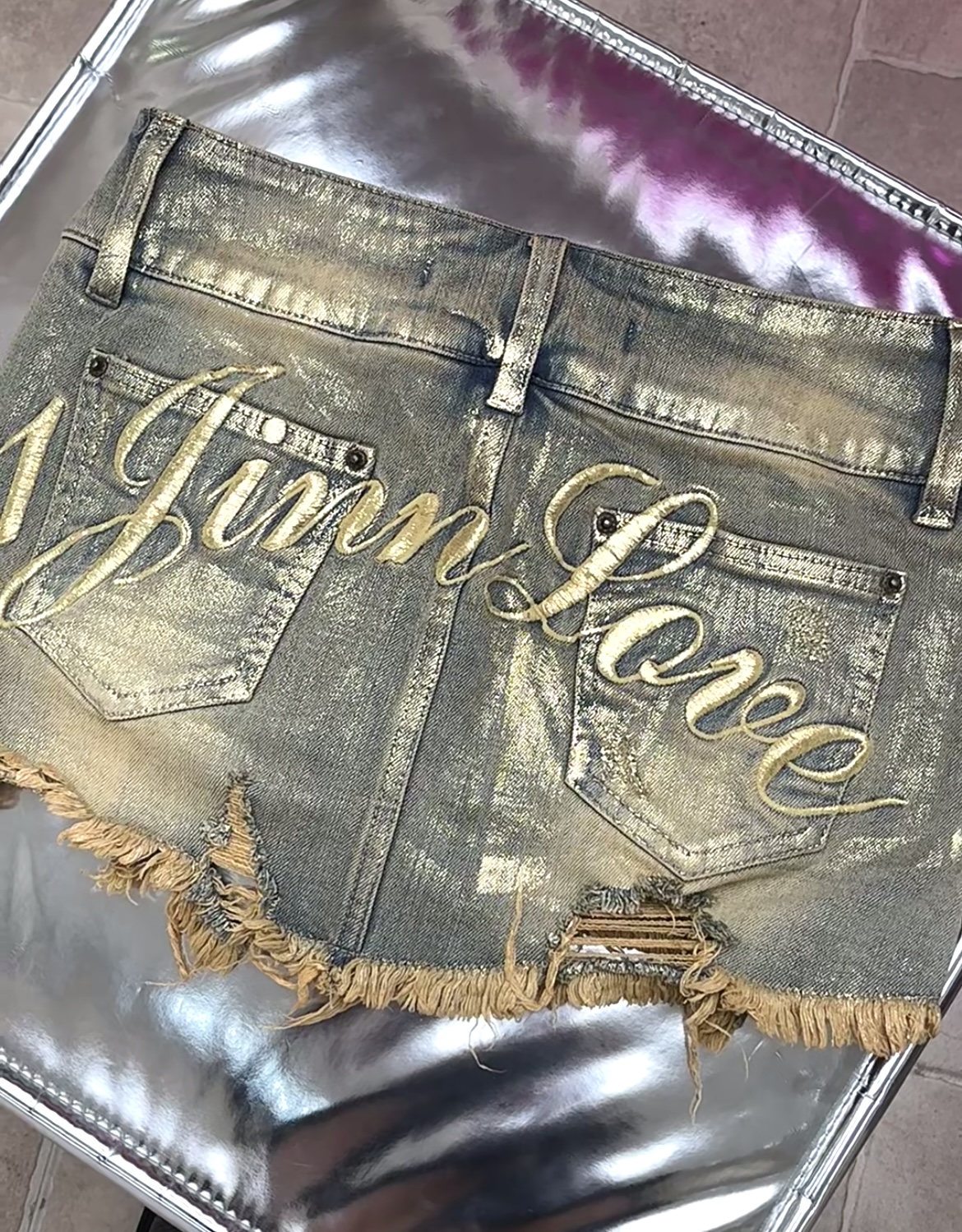 IN STOCK | LISA DENIM MINI SKORT - Image 5