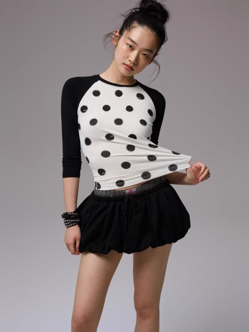 Alternative view of IN STOCK | MOJI POLKA DOT TOP