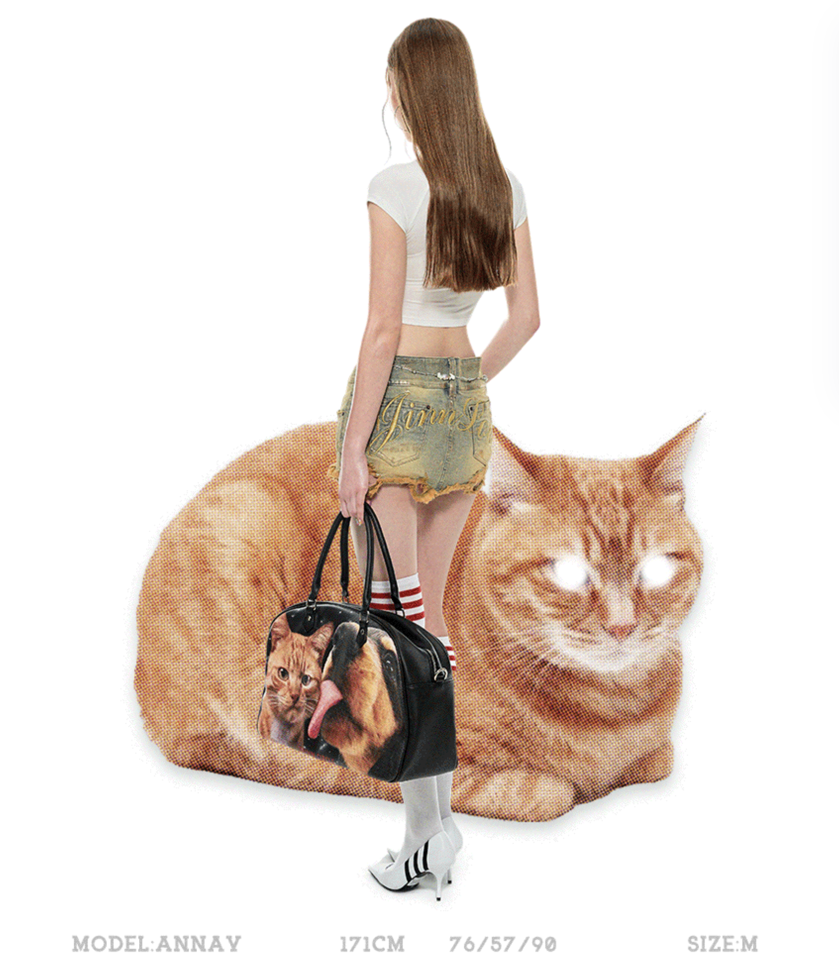 IN STOCK | LISA DENIM MINI SKORT - Image 4