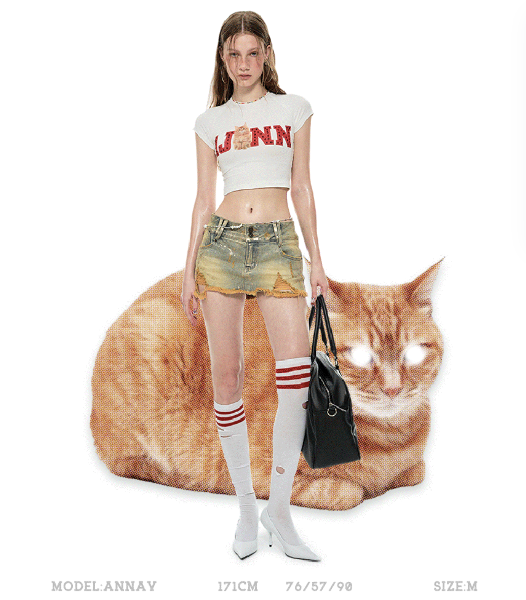 IN STOCK | LISA DENIM MINI SKORT - Image 10