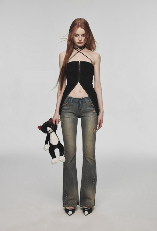 Alternative view of IN STOCK | Y2K STUDS JEANS