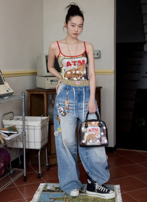 IN STOCK | POLKA DOT ATM CAT CAMISOLE