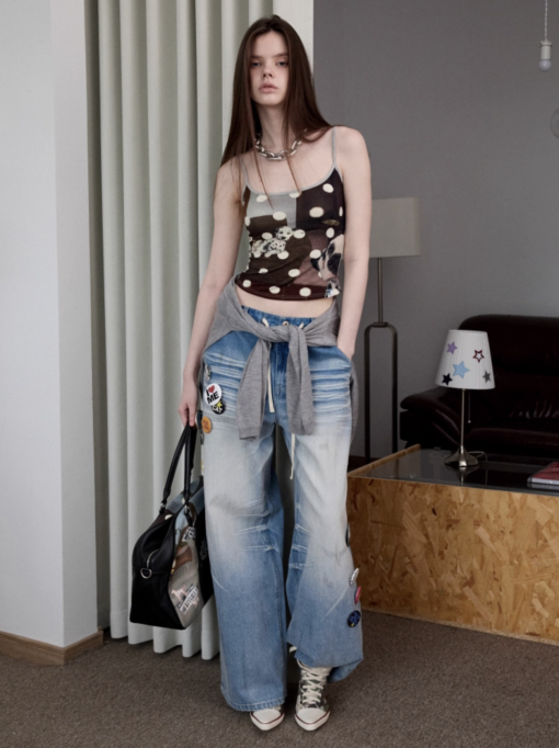 IN STOCK | POLKA DOT DALMATIAN DOG CAMISOLE