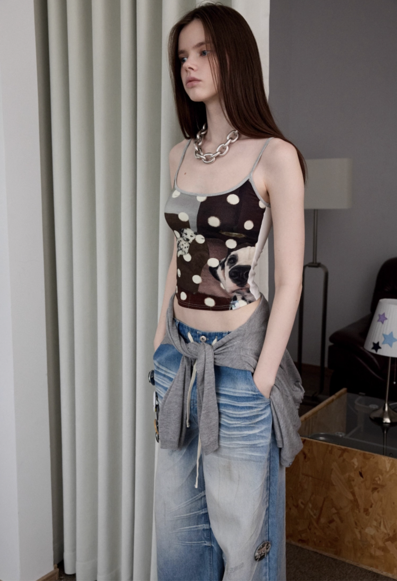 IN STOCK | POLKA DOT DALMATIAN DOG CAMISOLE - Image 5