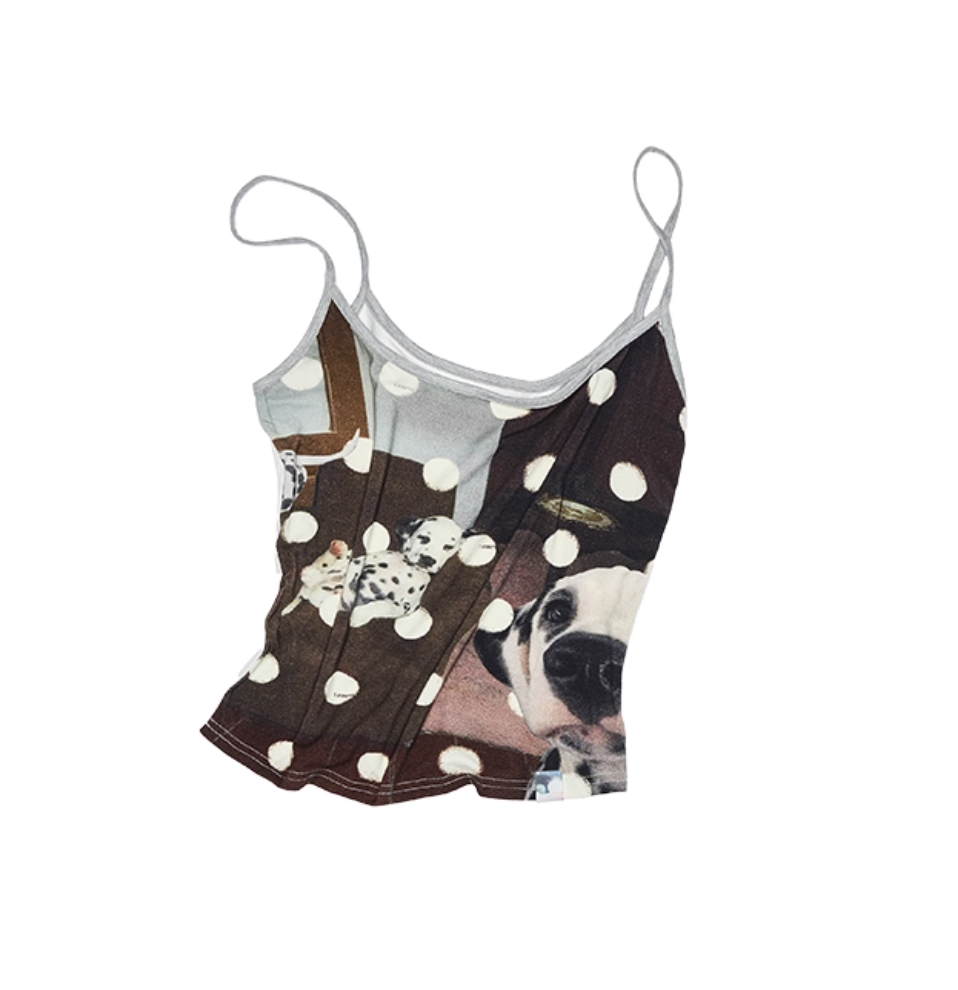 IN STOCK | POLKA DOT DALMATIAN DOG CAMISOLE - Image 9