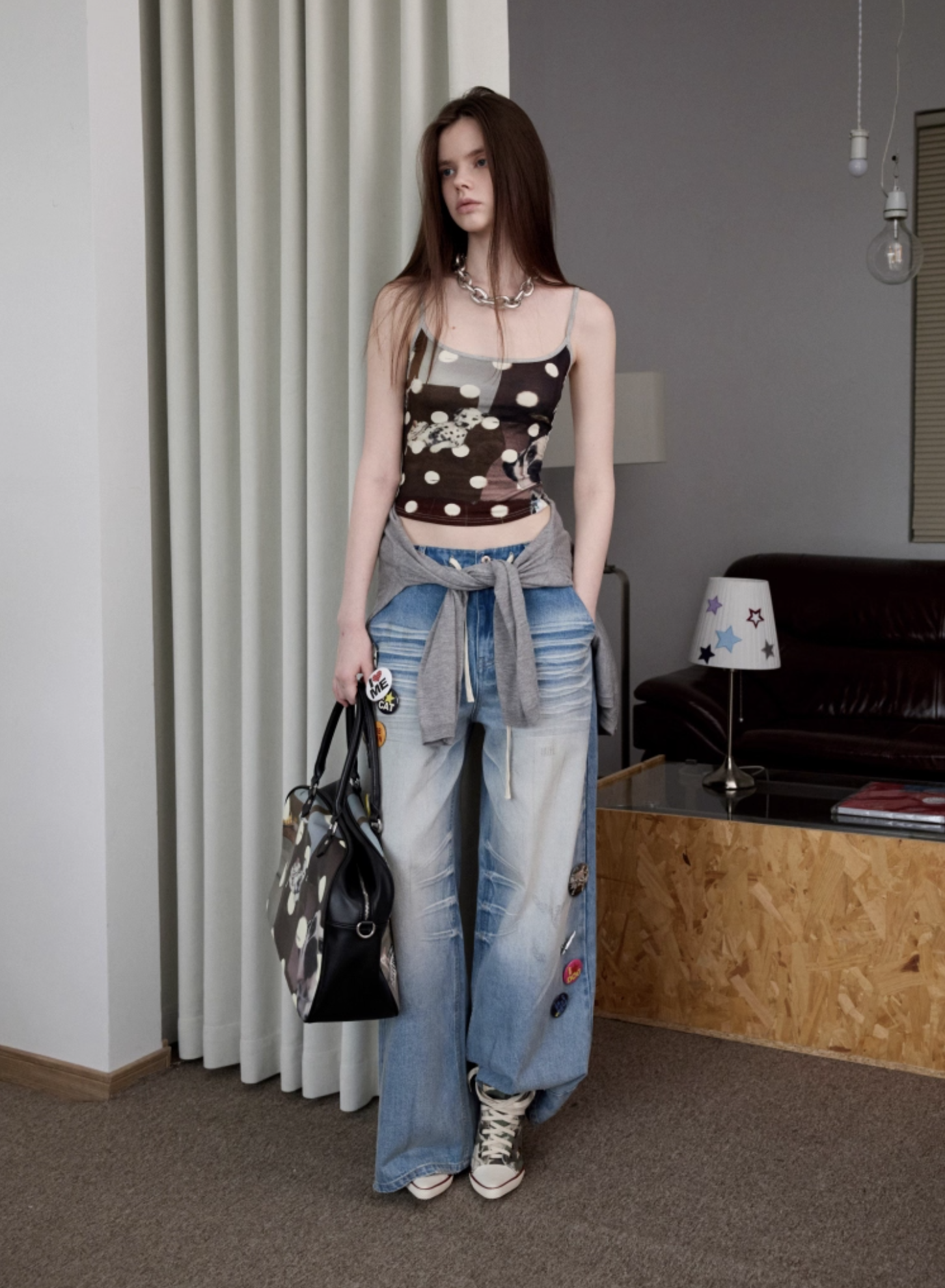 IN STOCK | POLKA DOT DALMATIAN DOG CAMISOLE - Image 2