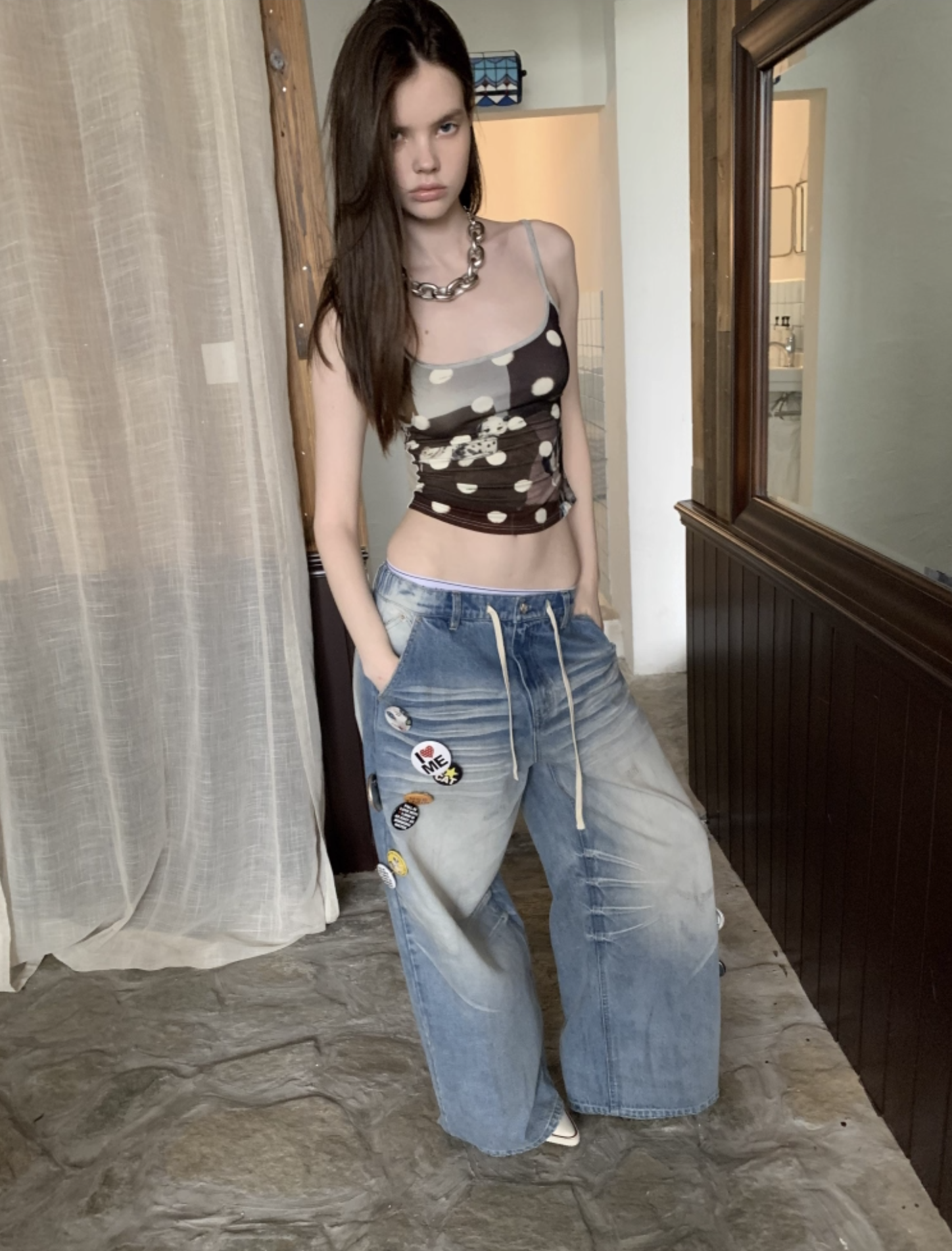 IN STOCK | POLKA DOT DALMATIAN DOG CAMISOLE - Image 3