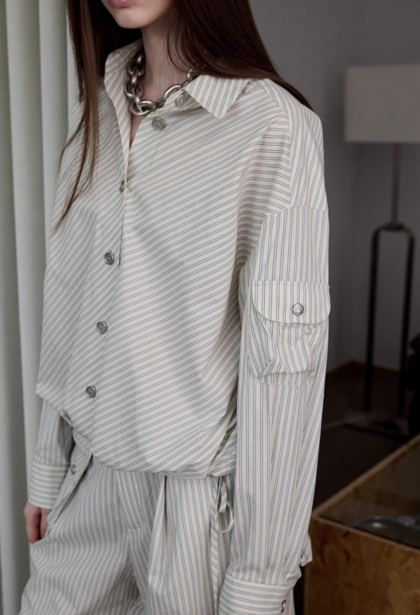 IN STOCK | RETRO DIAGONAL SHIRT & PANTS & BRALETTE - Image 11