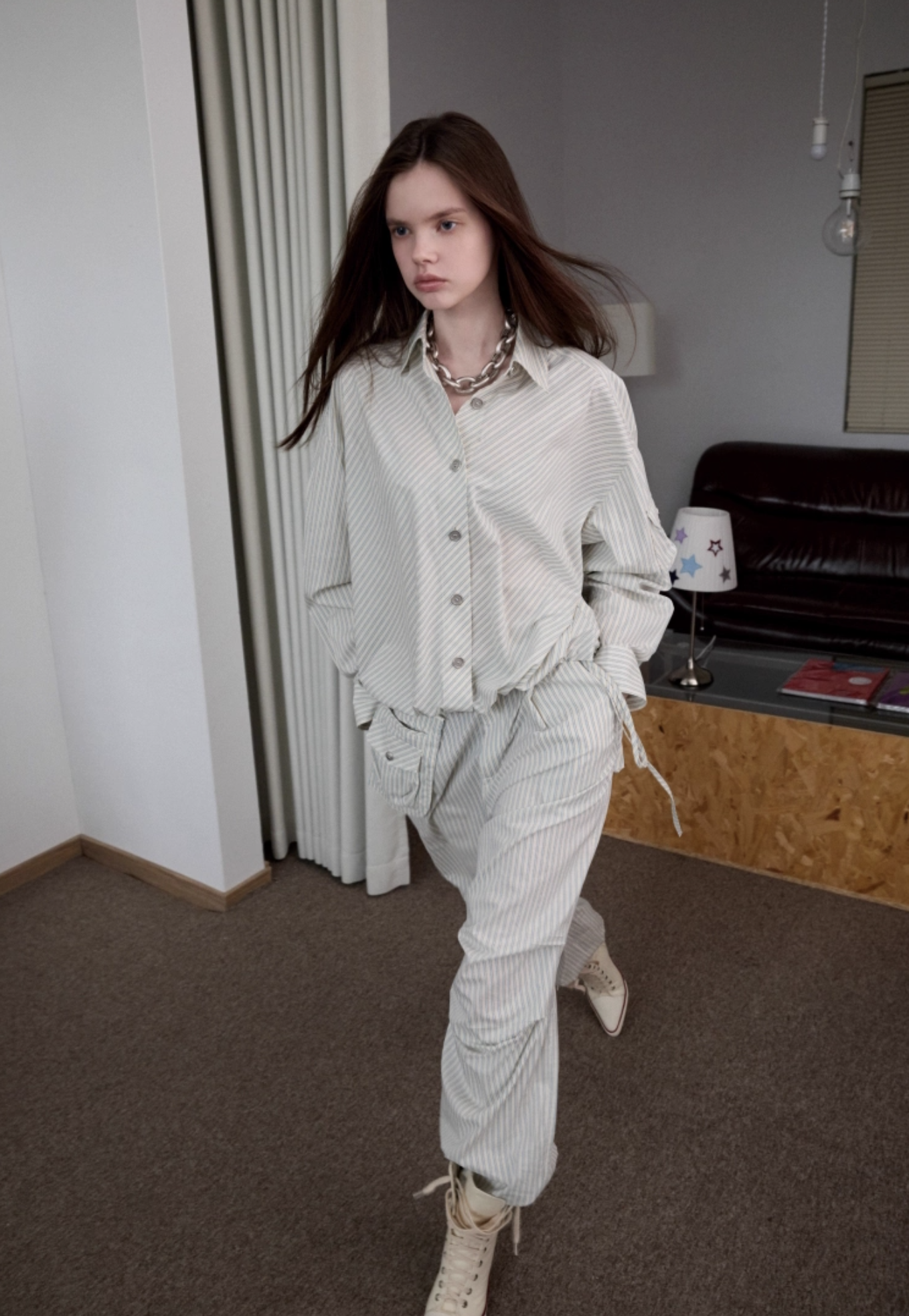 IN STOCK | RETRO DIAGONAL SHIRT & PANTS & BRALETTE - Image 13