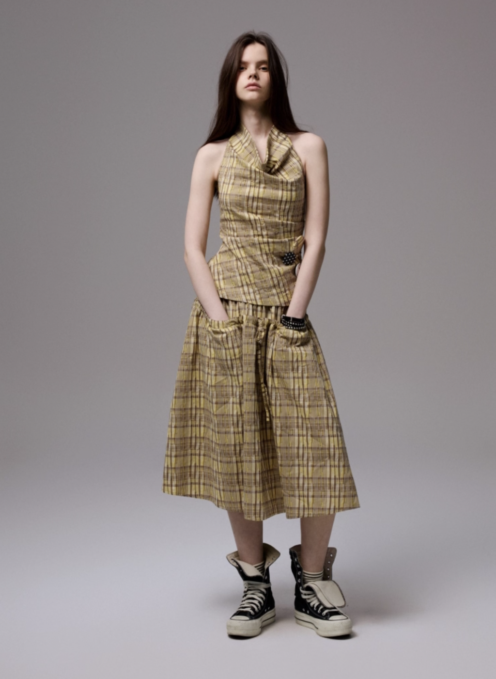 NOCTUR TOP + MIDI SKIRT 2--PIECE SET