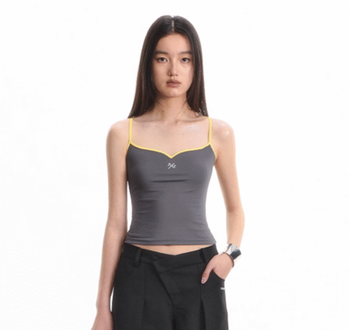 IN STOCK | POLLY CAMI TOP - GRAY